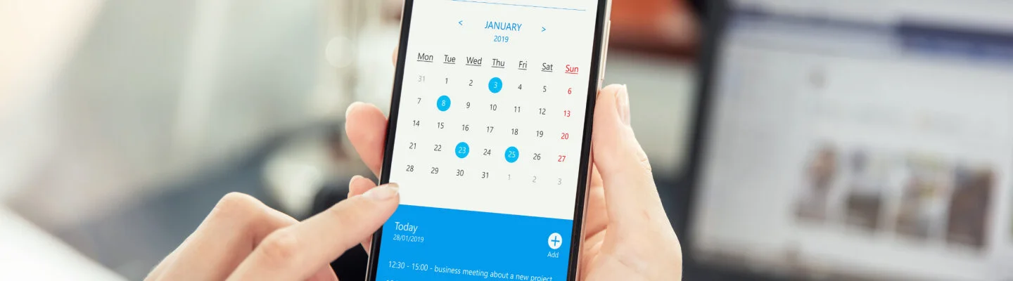 mobile kalender small